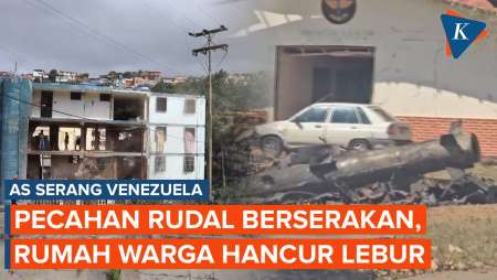 Jejak Serangan Amerika Ke Venezuela, Pecahan Rudal Berserakan Dan Kesaksian Pengawal Maduro