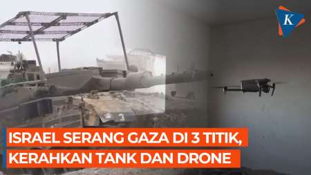 3 Titik Operasi Israel di Gaza, Kerahkan Tank dan Drone untuk Incar Hamas