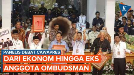 Daftar Nama Panelis Debat Cawapres: Mulai Ekonom hingga Eks Anggota Ombudsman