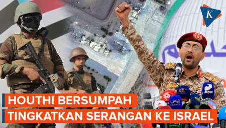 Serangan AS-Inggris Tak Buat Ciut, Houthi Bersumpah Tingkatkan Serangan ke Israel