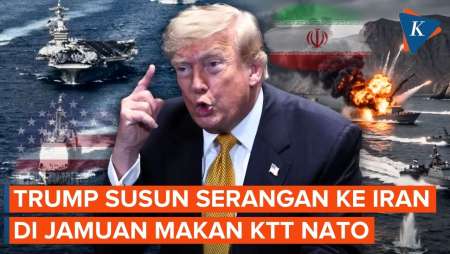 Terungkap, Trump Susun Serangan Terbaru Ke Iran Sambil Makan Malam Di KTT NATO