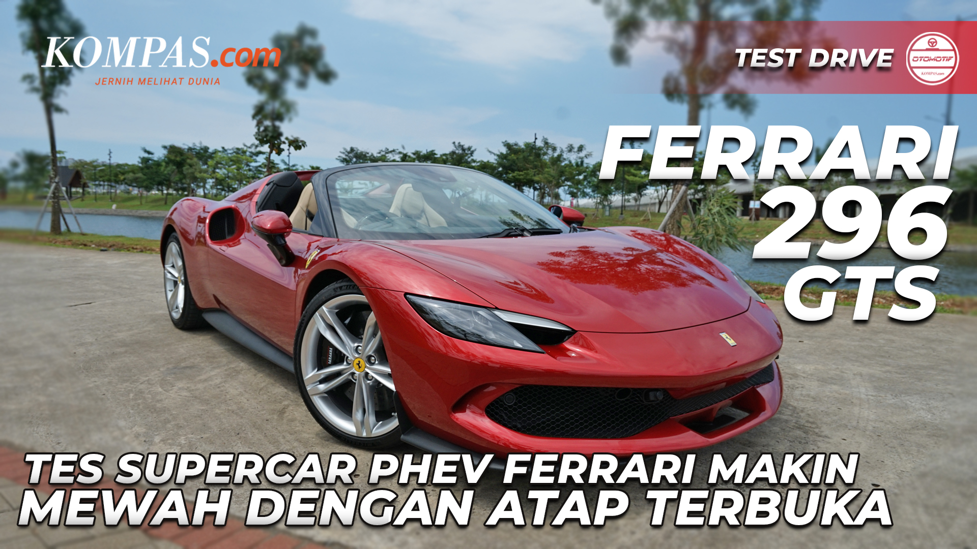 TEST DRIVE | Ferrari 296 GTS | Tes Supercar PHEV Ferrari Semakin Mewah Dengan Atap Terbuka