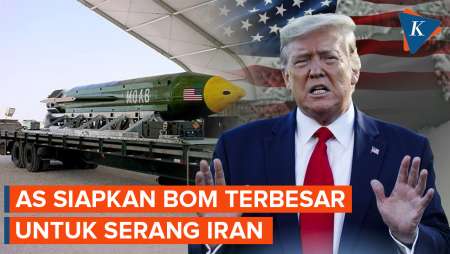 AS Siapkan Bom Terbesar "Mother Of All Bombs" Untuk Serang Iran, Kapan Dijatuhkan?