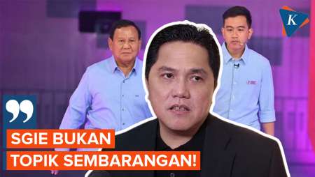 Erick Apresiasi Gibran karena Angkat Isu SGIE Saat Debat Cawapres