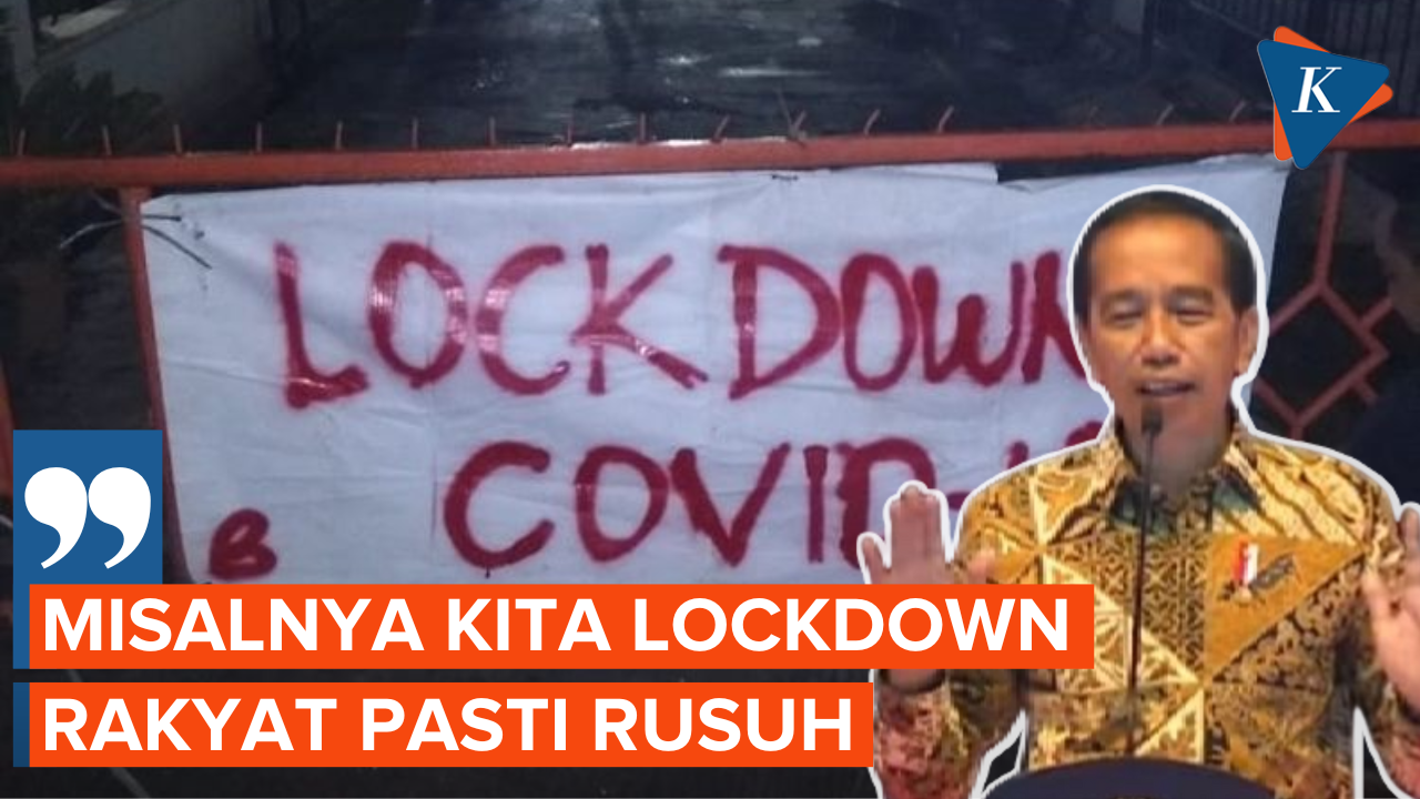 Alasan Jokowi Enggan Terapkan Lockdown di Indonesia
