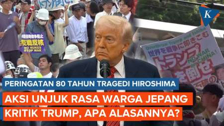 Peringati Tragedi Hiroshima, Warga Jepang Unjuk Rasa Kritik AS dan Sekutunya, Kenapa?