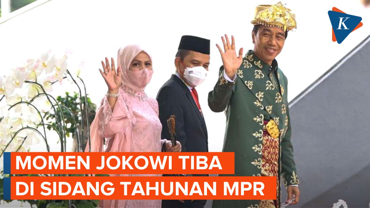 Presiden Jokowi Tiba di Kompleks Parlemen Senayan untuk Hadiri Sidang Tahunan MPR