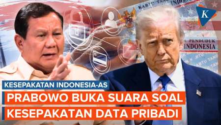 Begini Respons Prabowo Soal Kesepakatan Data Pribadi Warga RI Dikelola AS