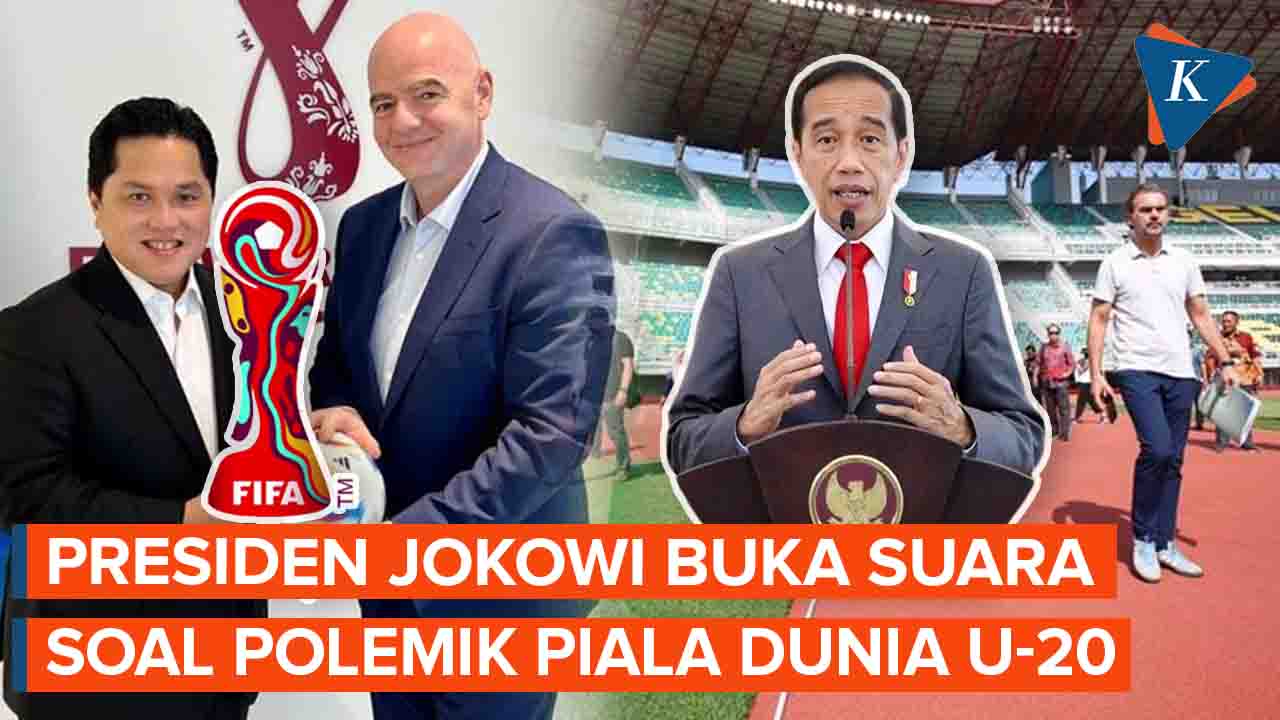 Jokowi Utus Erick Thohir Temui FIFA Bahas Nasib Tuan Rumah Piala Dunia U20
