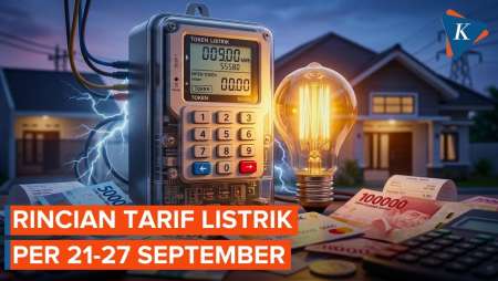 Tarif Listrik Per KWh 21-27 September 2026 Untuk Semua Golongan Pelanggan PLN