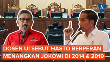 Jadi Saksi Meringankan, Dosen UI Sebut Hasto Berkontribusi Menangkan Jokowi di Pilpres