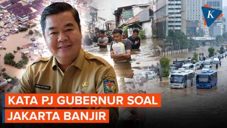 Pj Gubernur Sebut Banjir Jakarta karena Cuaca Ekstrem