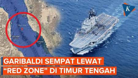 Giuseppe Garibaldi Lintasi Laut Merah Dan Selat Bab El-Mandeb Sebelum Tiba Di Indonesia