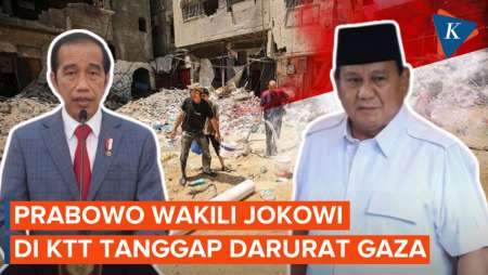 Prabowo Wakili Jokowi Hadiri KTT Tanggap Darurat Gaza di Yordania