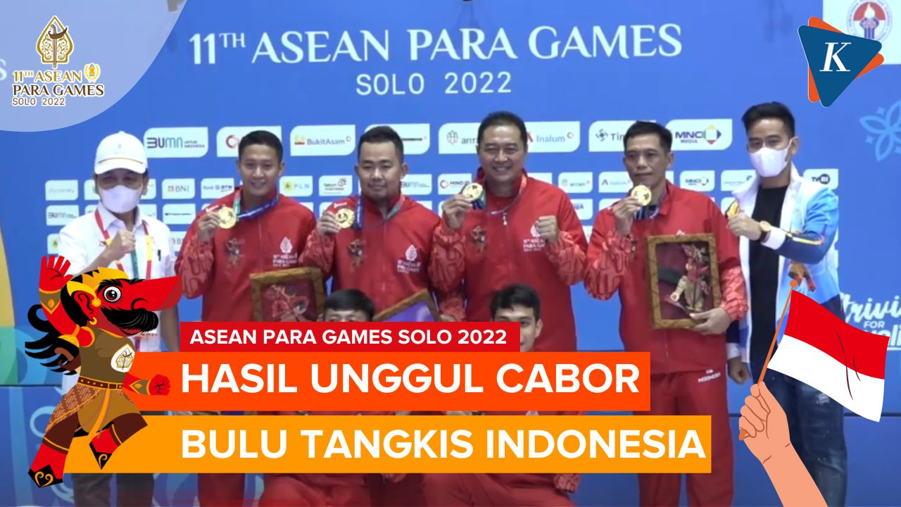 Hasil Ciamik Cabor Para Games Bulu tangkis Indonesia di ASEAN Para Games