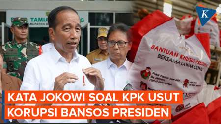 Respons Jokowi Saat KPK Usut Kasus Korupsi Bansos Presiden