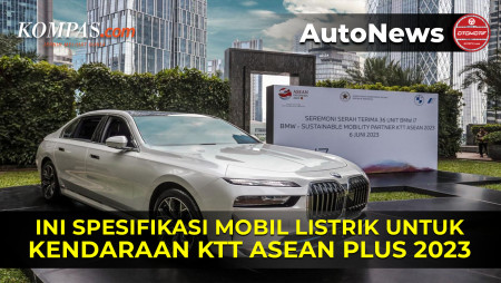 BMW i7 Jadi Kendaraan Resmi KTT ASEAN Plus 2023