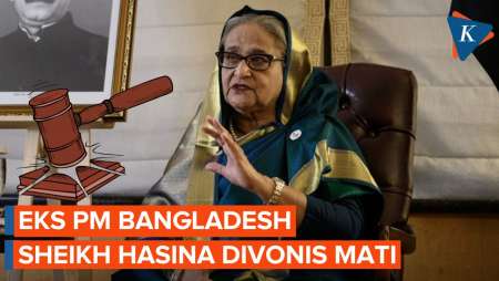 Eks PM Bangladesh Divonis Hukuman Mati