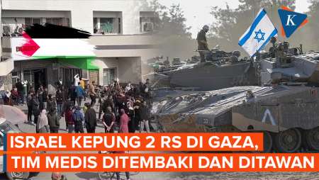 Militer Israel Kepung 2 RS di Gaza dan Tembaki Tim Medis