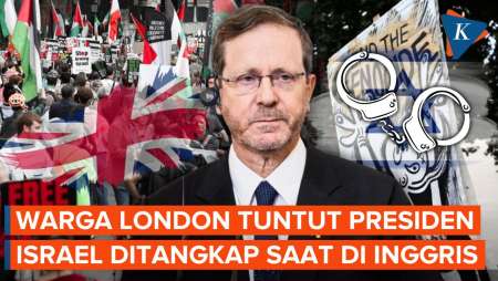 Warga London Tuntut Presiden Israel Isaac Herzog Ditangkap di Inggris