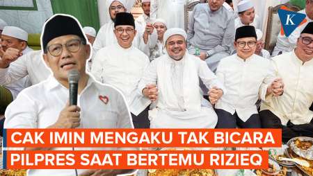 Bertemu Rizieq Shihab, Cak Imin Mengaku Tak Bicara Pilpres 2024