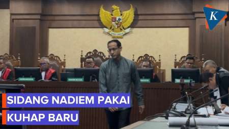 Sidang Nadiem Langsung Pakai KUHAP Baru