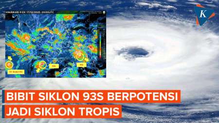 Bibit Siklon 93S Berpotensi Jadi Siklon Tropis, Ini Wilayah Yang Bisa Terdampak