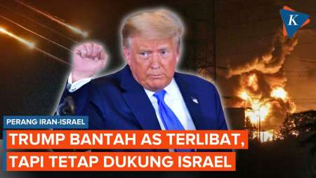 Trump Bantah AS Terlibat Serangan ke Iran, tapi Tetap Dukung Israel