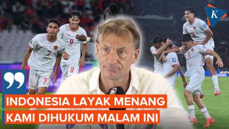 Pelatih Arab Saudi: Selamat, Indonesia Layak Menang, Kami Dihukum Malam Ini