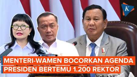 Menteri Dan Wamen Bocorkan Agenda Presiden Prabowo Kumpulkan 1.200 Rektor Di Istana