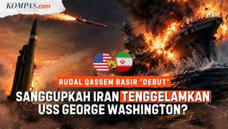 Rudal Qassem Basir "Debut", Mampukah Iran Tenggelamkan Kapal Induk AS?
