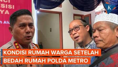 Polda Metro Jaya Bedah Rumah Warga yang Sempat Ambruk di Jaksel