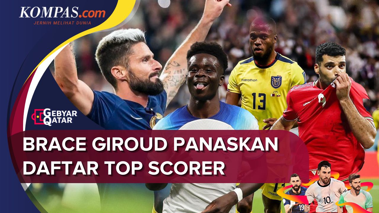 Dua Gol Giroud Panaskan Daftar Top Scorer Piala Dunia 2022