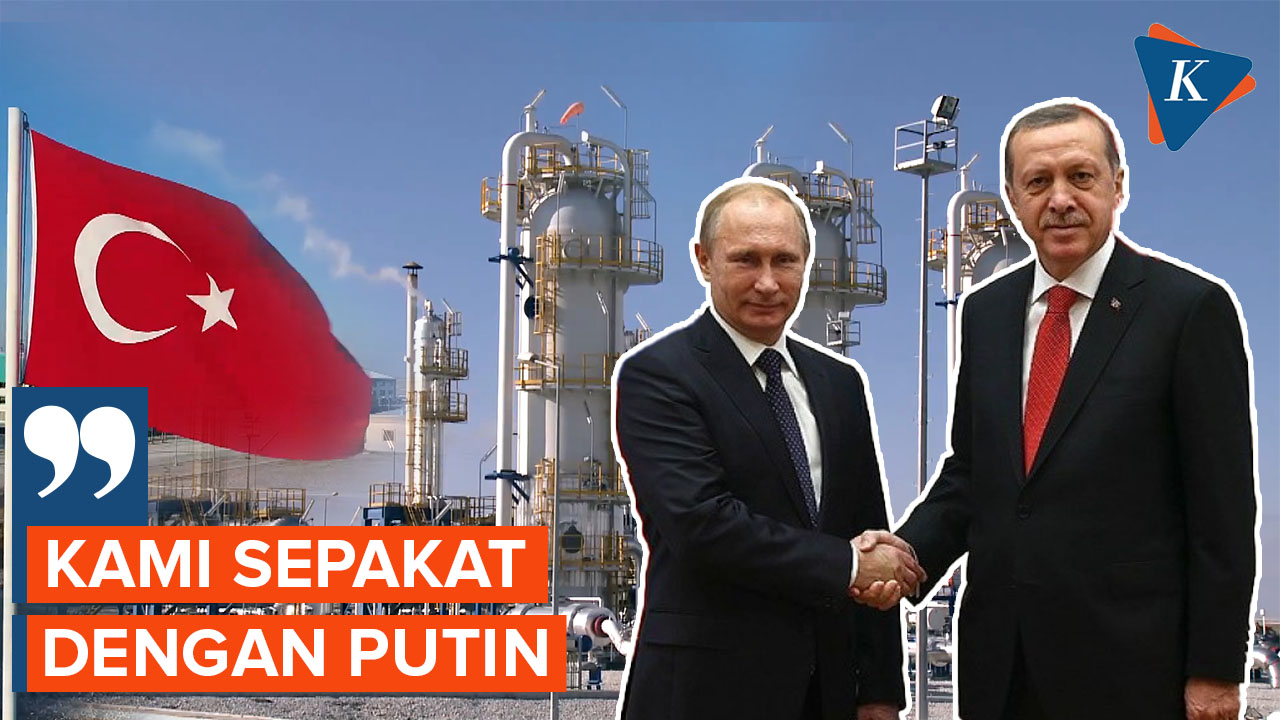 Erdogan-Putin Sepakati Turkiye Jadi Pusat Gas Alam