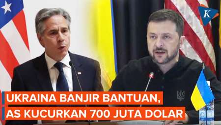 Ukraina Banjir Bantuan, Terbaru AS Kucurkan 700 Juta Dolar