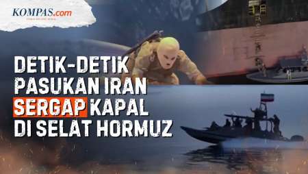 Wujud Tentara AL Iran Sita Kapal Di Selat Hormuz