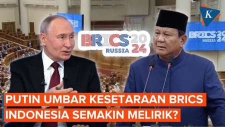 Umbar Kesetaraan BRICS, Putin: Tak Ada Negara Kecil, Besar, Maju, Berkembang