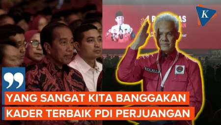 Sanjung Jokowi, Ganjar: Kader Terbaik PDI-P sampai Mentor Sang Bacapres