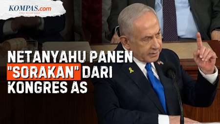 [FULL] Pidato Netanyahu di Kongres AS, Disambut dan Disoraki
