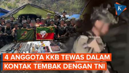 Kontak Tembak Di Intan Jaya, TNI Lumpuhkan 4 KKB