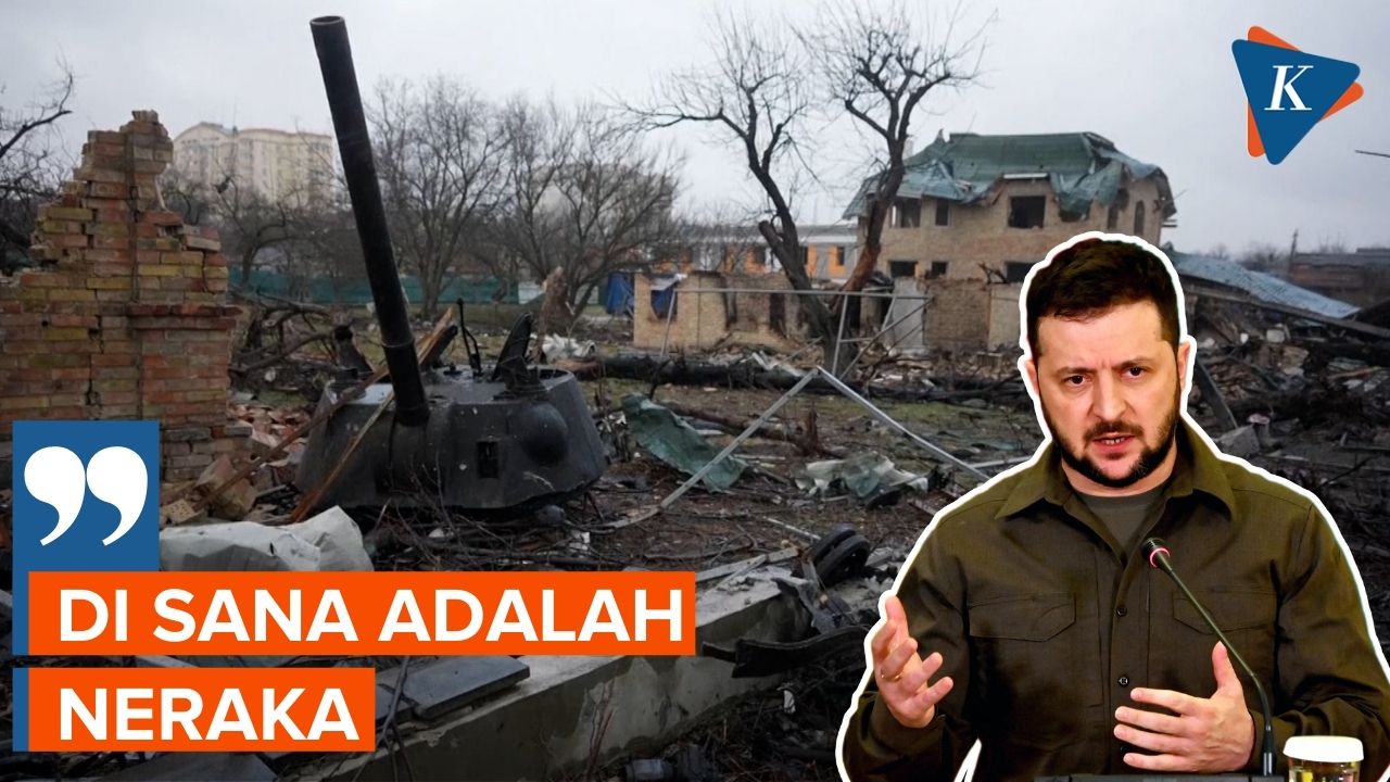 Pasukan Rusia Terus Gempur Donbass, Zelensky Sebut Seperti Neraka