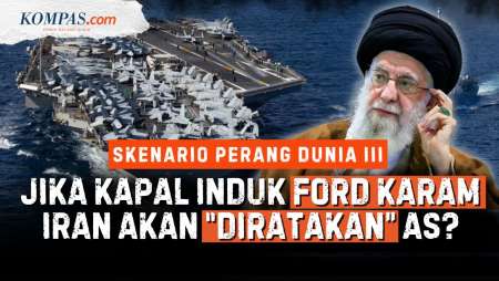 Apa Yang Terjadi Jika Iran Menenggelamkan Kapal Induk AS?