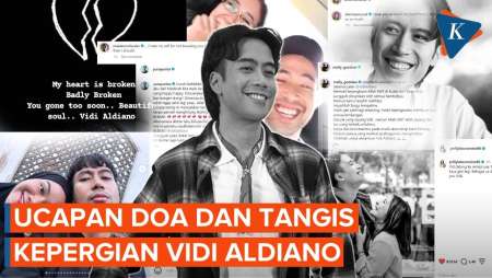 Vidi Aldiano Meninggal Dunia, Tangis Dan Doa Sahabat Artis Banjiri Media Sosial