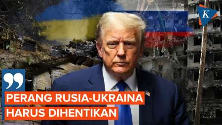 Trump: Perang Rusia-Ukraina Harus Dihentikan!