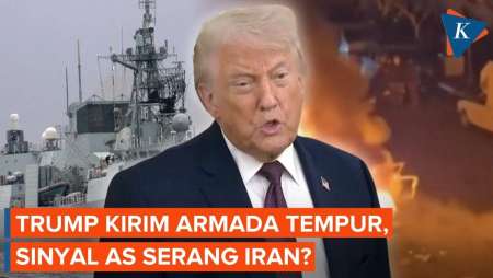 Trump Kerahkan Armada Besar, AS Benar-benar Mau Serang Iran?