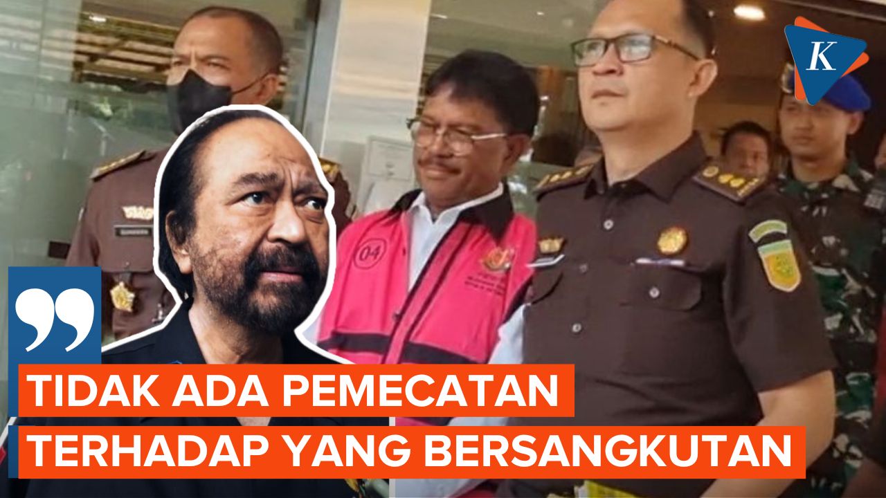 Kedepankan Asas Praduga Tak Bersalah, Surya Paloh Tak Pecat Johnny G Plate