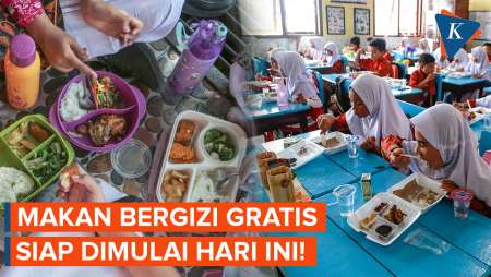 Makan Bergizi Gratis Dimulai Hari Ini di 26 Provinsi, Mana Saja?