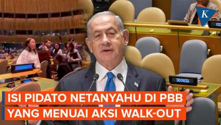 Ini yang Bikin Indonesia Walk-Out Saat Netanyahu Pidato di Sidang PBB