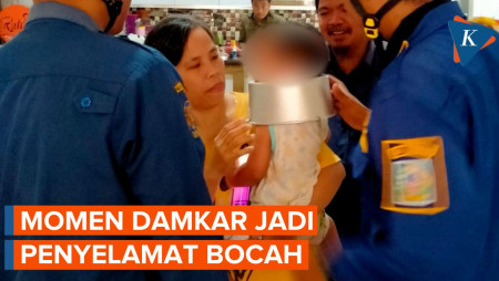 5 Aksi Heroik Damkar Selamatkan Bocah