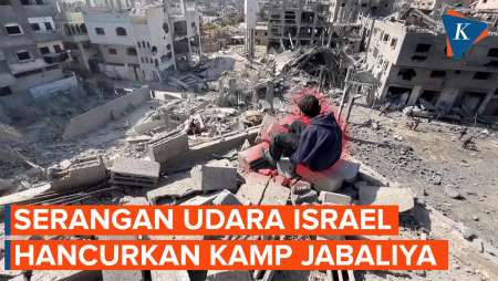 Kamp Jabaliya Porak-poranda, Israel Kirim Serangan Udara ke Gaza Utara